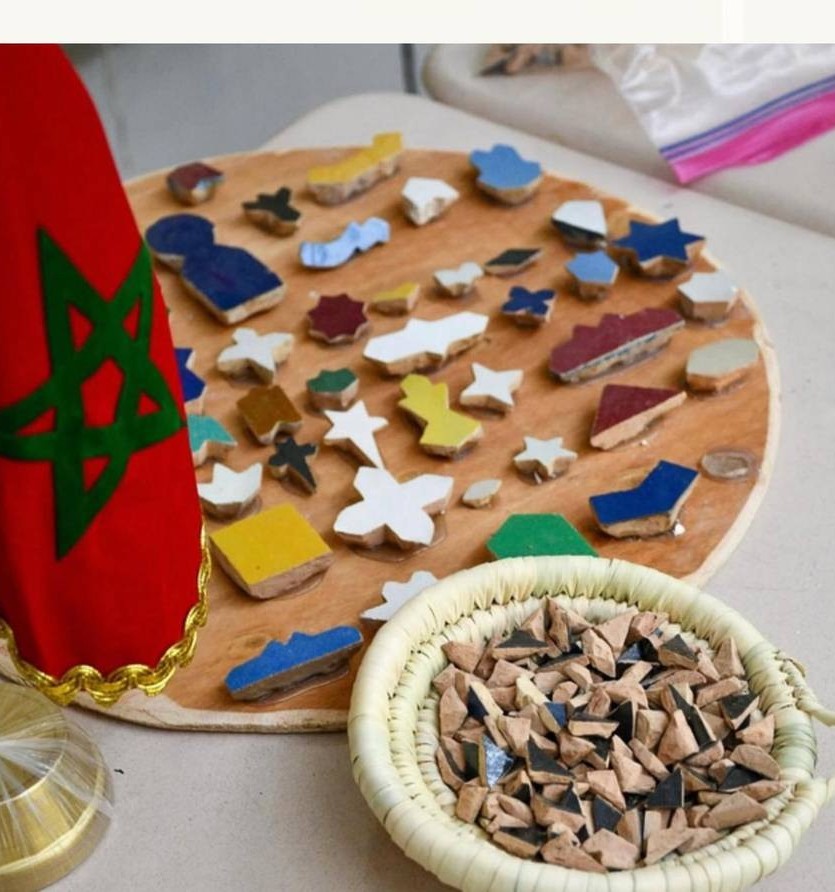 Handmade zellige tiles from Morocco